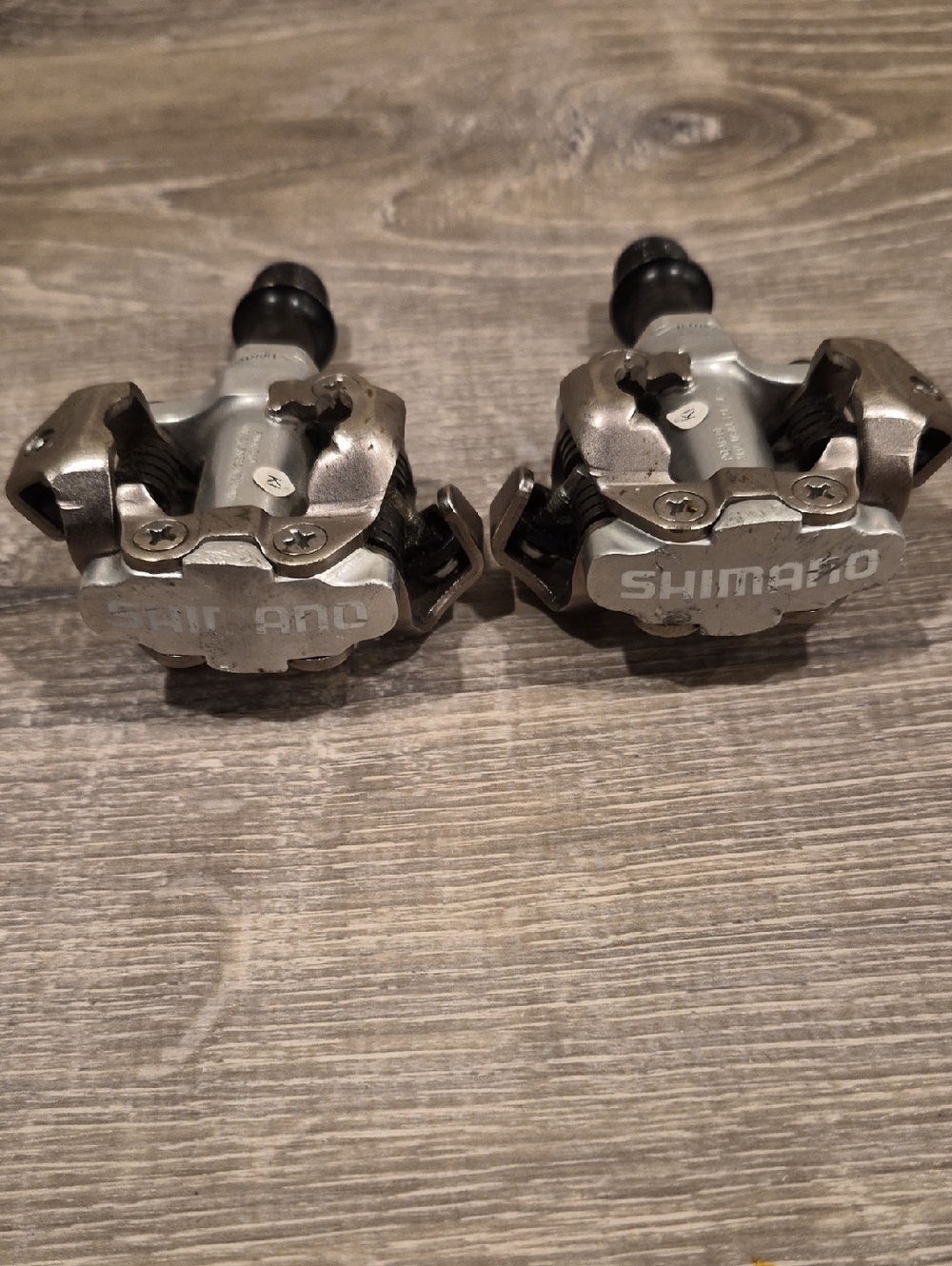 Shimano Clipless Pedals - Silver/Black Excellent Cond. Pd-m540